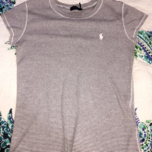 Grey and White Polo Tshirt - Picture 2 of 5